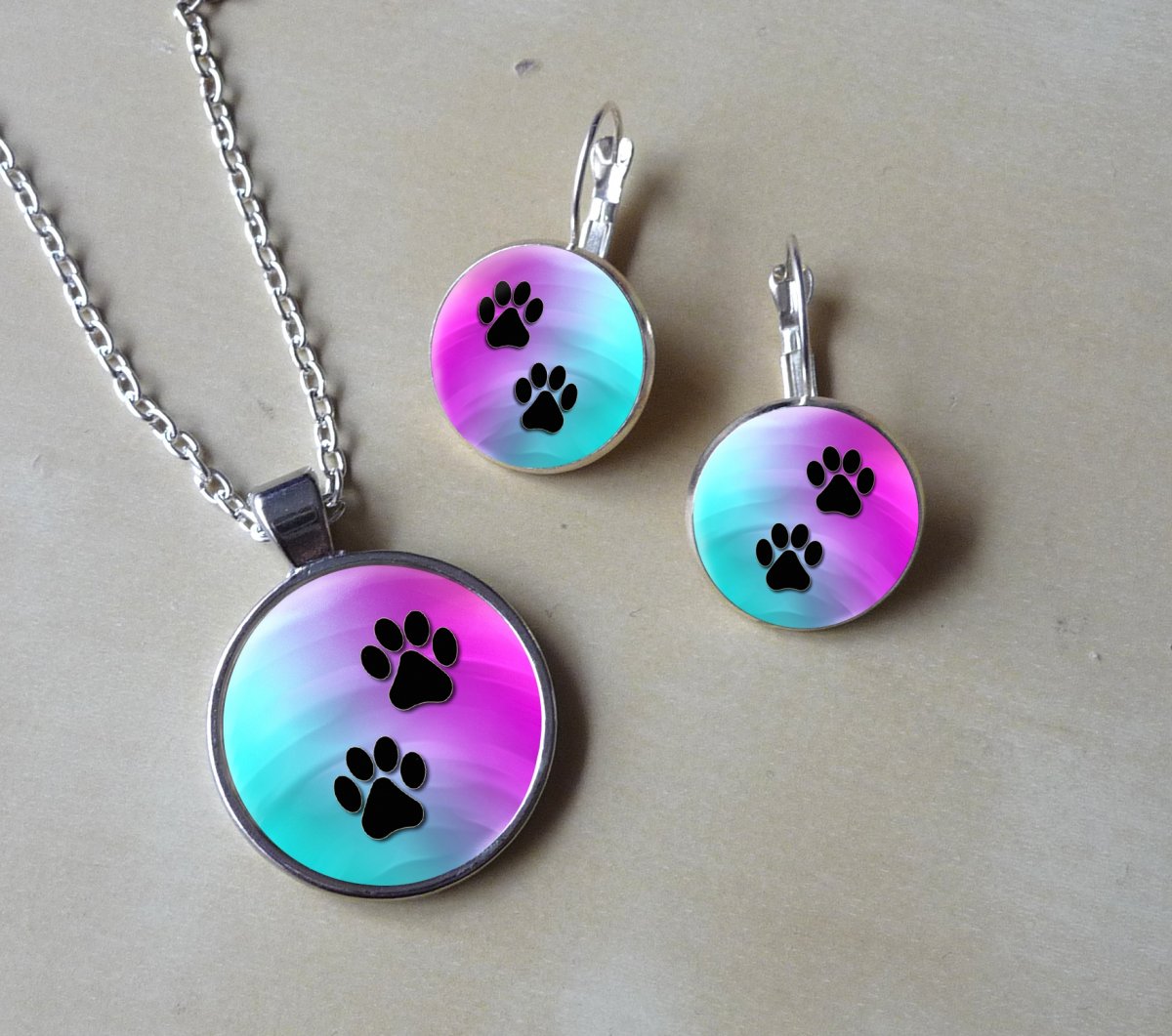 Souprava - náušnice + přívěsek