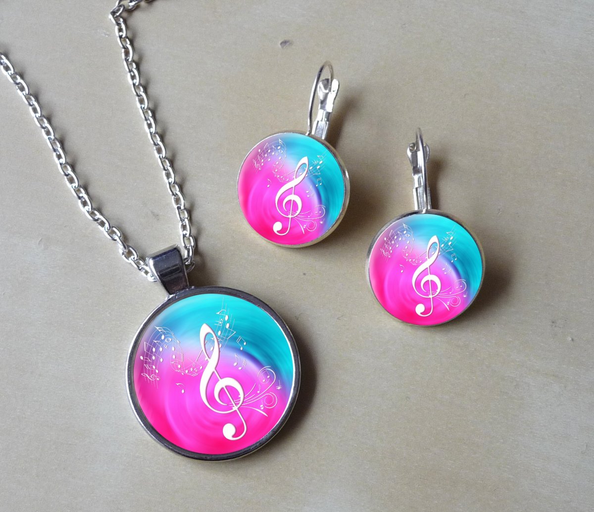 Souprava - náušnice + přívěsek