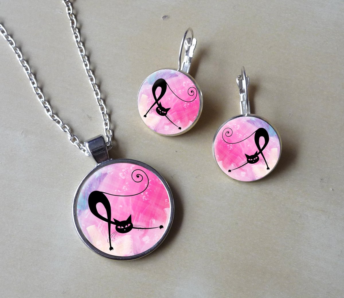 Souprava - náušnice + přívěsek