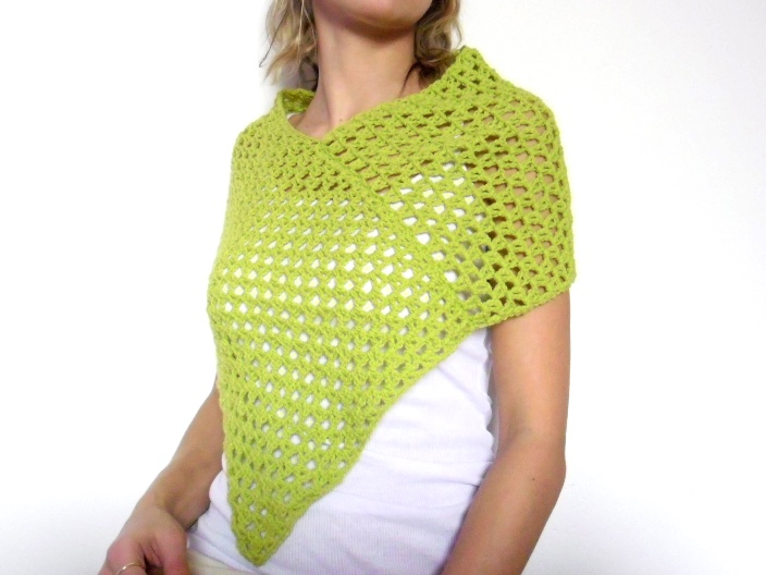 Pončo, svetřík, šátek