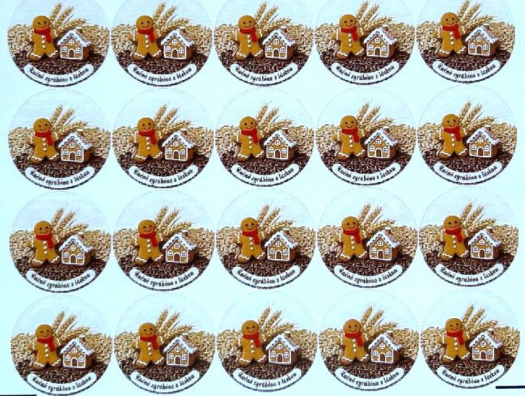 Papírové samolepky 35 mm (20ks)