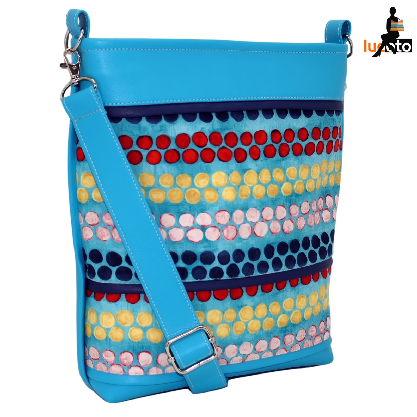 Sandra Dotted turquoise 2