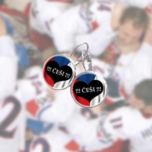 Češi - visací náušnice