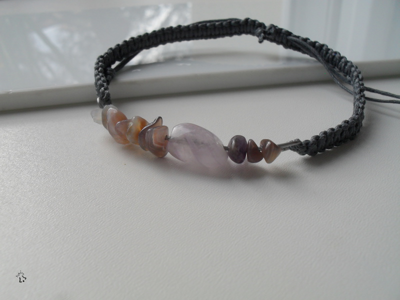 Náramek  Ametystový