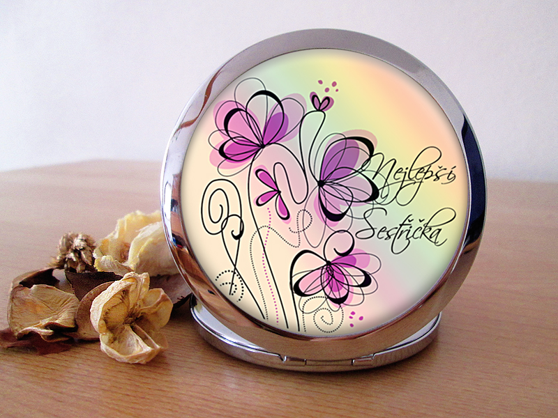 Nejlepší sestřička - Kosmetické zrcátko