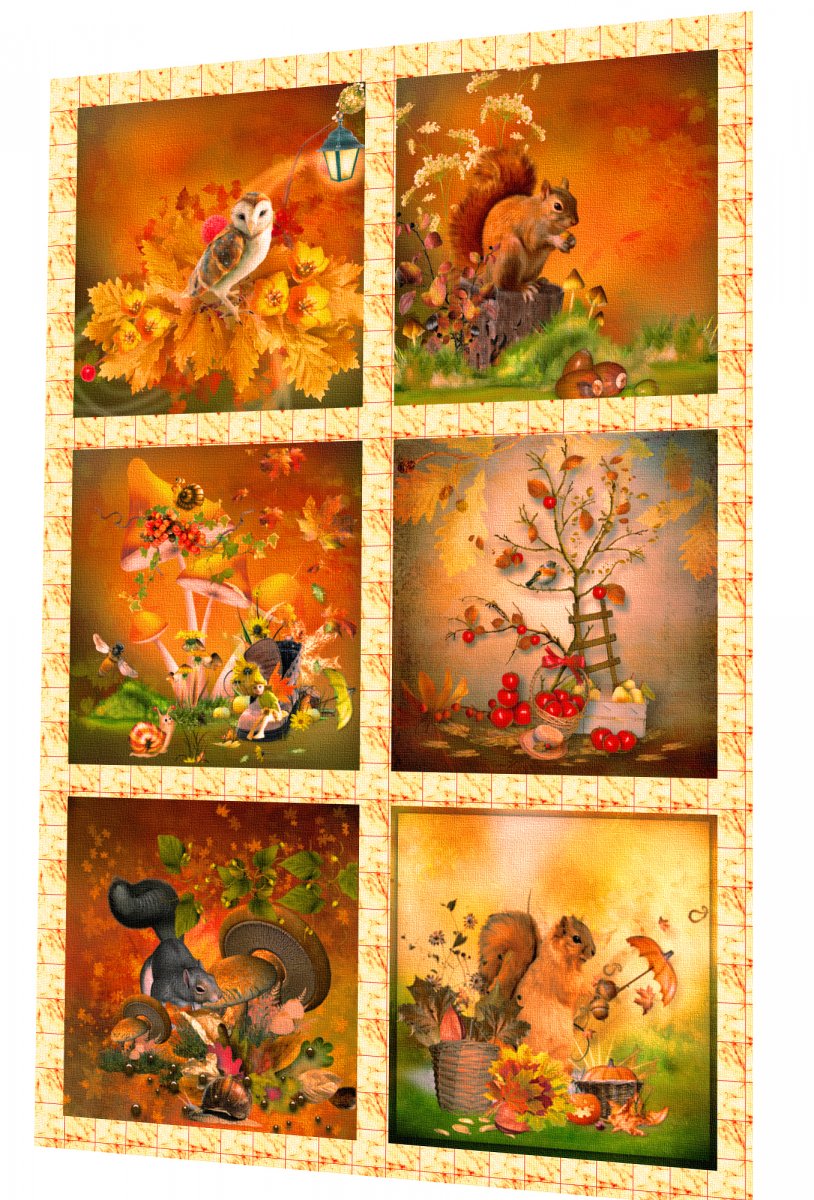 BAVLNĚNÝ PANEL - SADA 27 x 39 cm SGR91