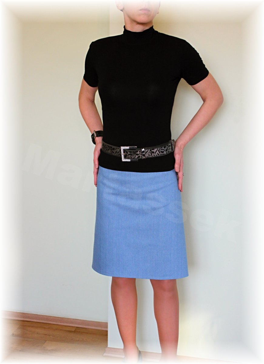 Sukně riflová-předepraná vz.229