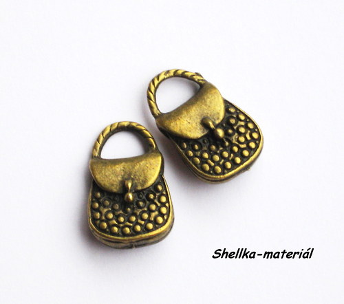 1417.Kabelka/ 17x10mm/ 10 kusů