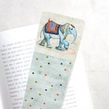Záložka do knížky se slonem