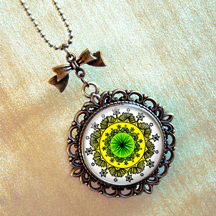 Vintage přívěsek - Sluneční záře