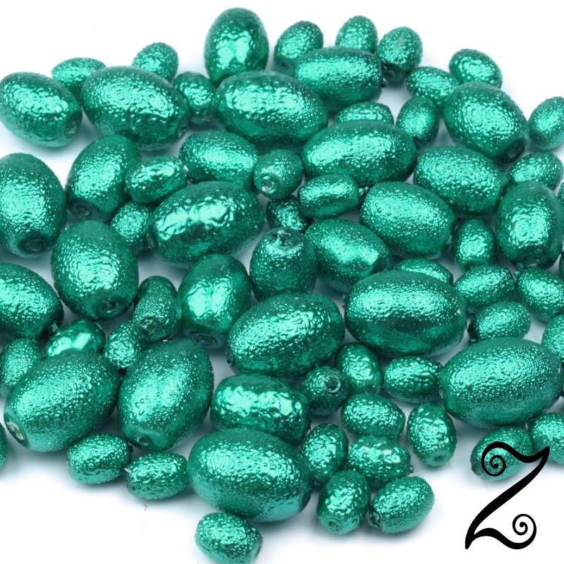 Zigana oválky, zelená smaragdová, (25g)