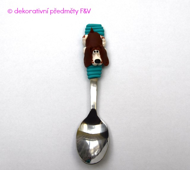 Čajová lžička s Basetem