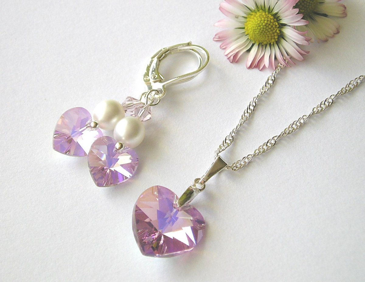 Swarovski Light Amethyst AB ( 10 + 14 )
