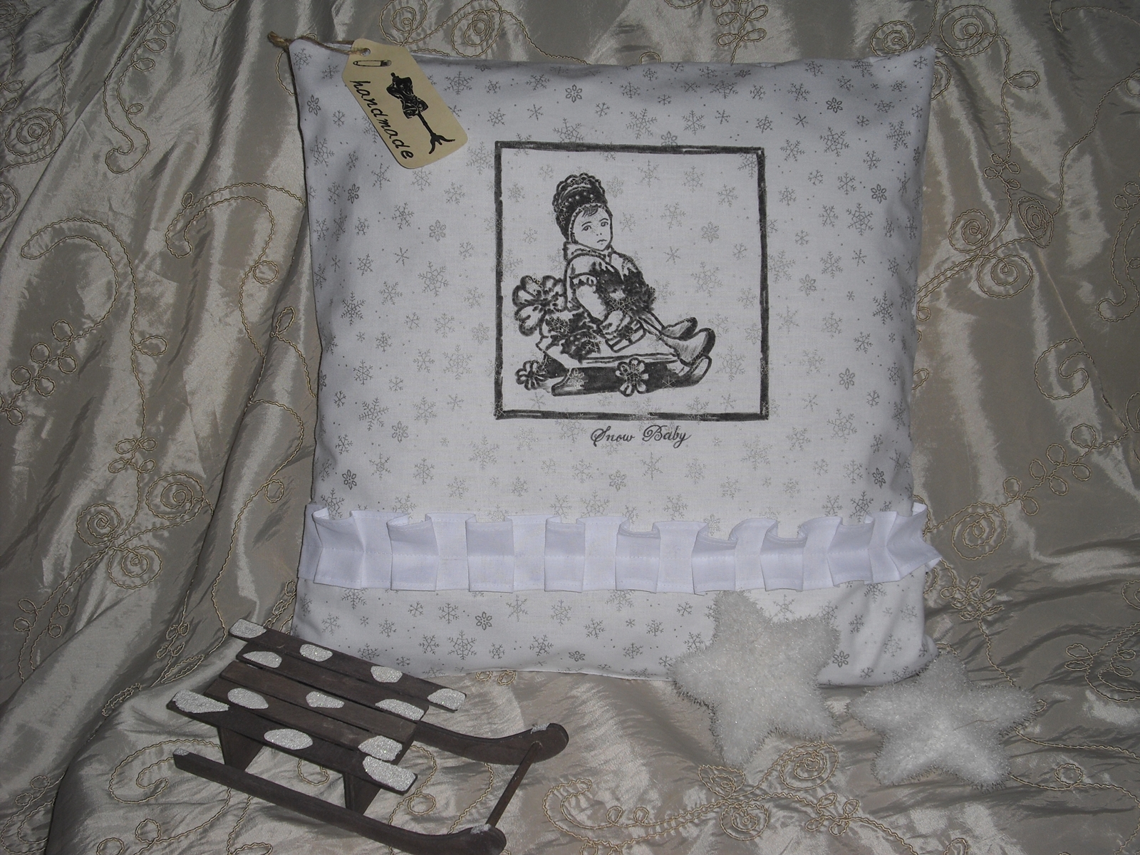 Zimní polštářek - Snow Baby