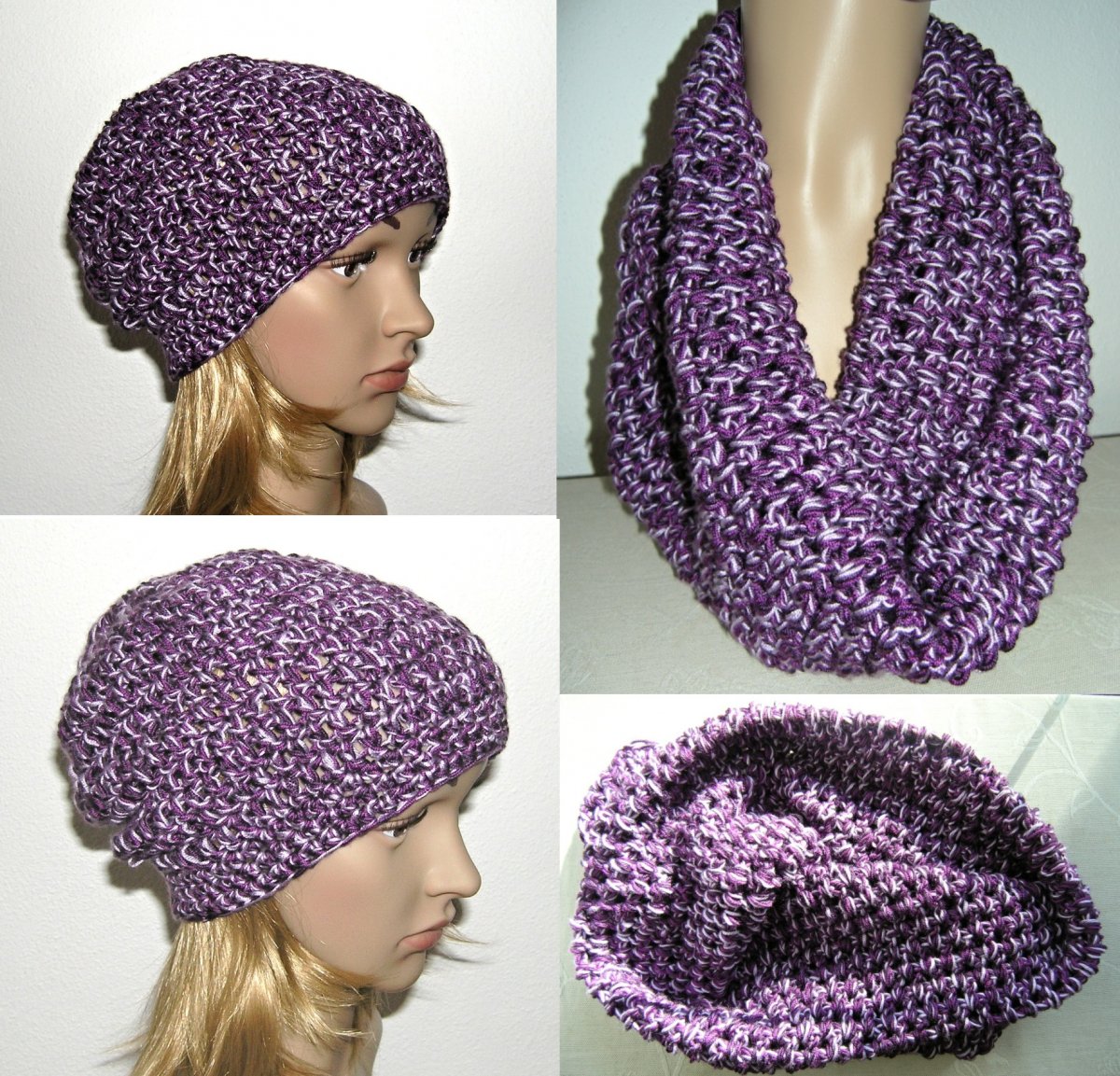 HUČKA + NÁKRČNÍK tunel - fial.melír