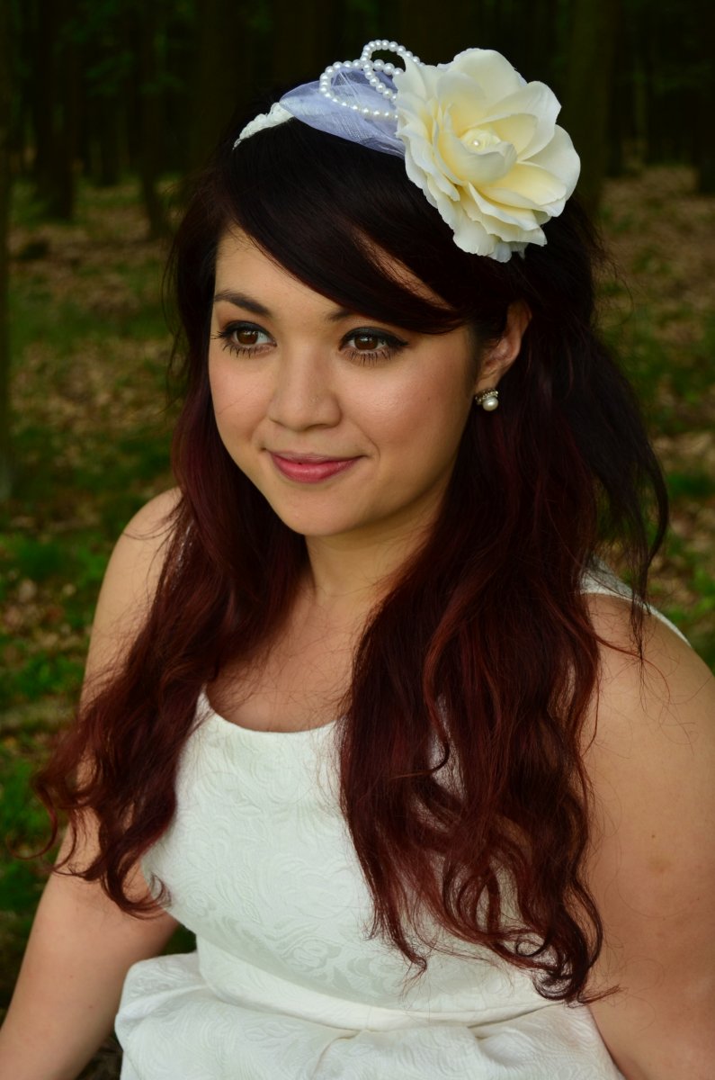 Svatební čelenka Ivory Rose