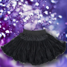 FuFu sukně dvouvrstvá černá