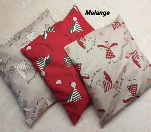 Andělé po celý rok -plněný polštářek-3druhy!