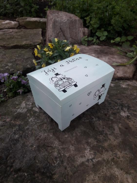 Svatební truhla na klíček