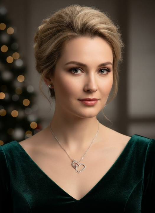 Řetízek se srdíčkem - S.Steel