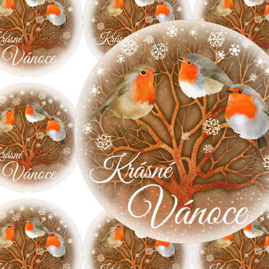 STROM PRO ČERVENKY - samolepky