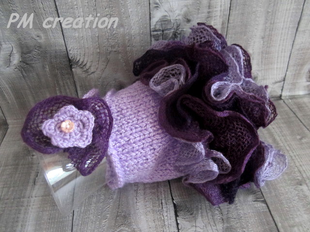 Sukýnka na focení miminek-fialová