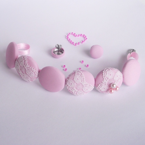 Buttonkový set nejen pro nevěstu