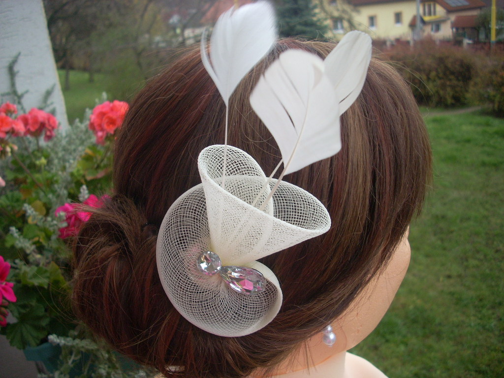 svatební fascinátor "Klaudia"