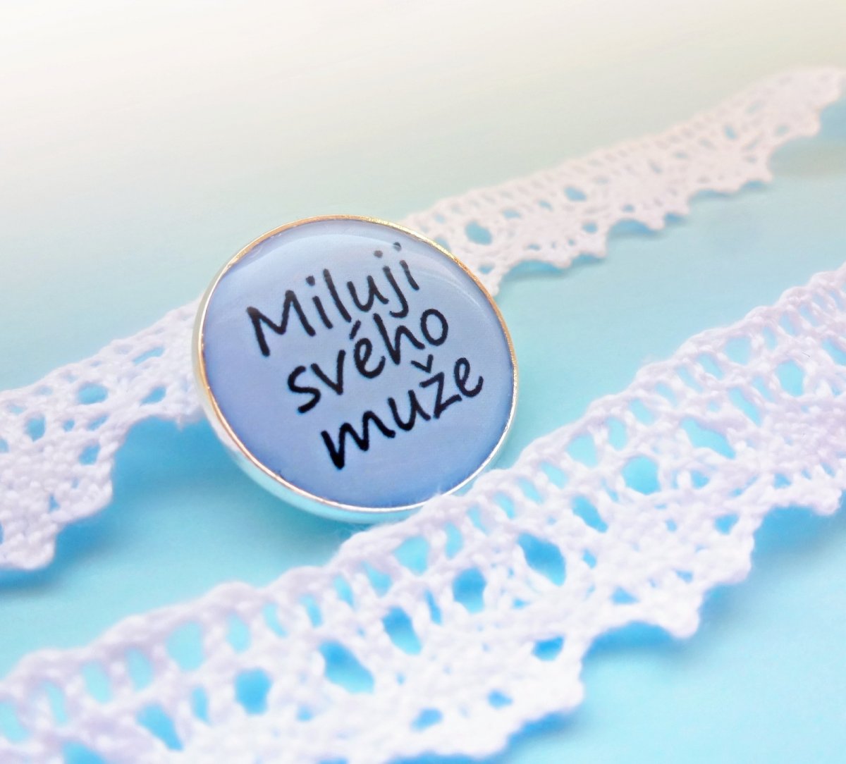 brož Miluji svého muže - nejen svatební