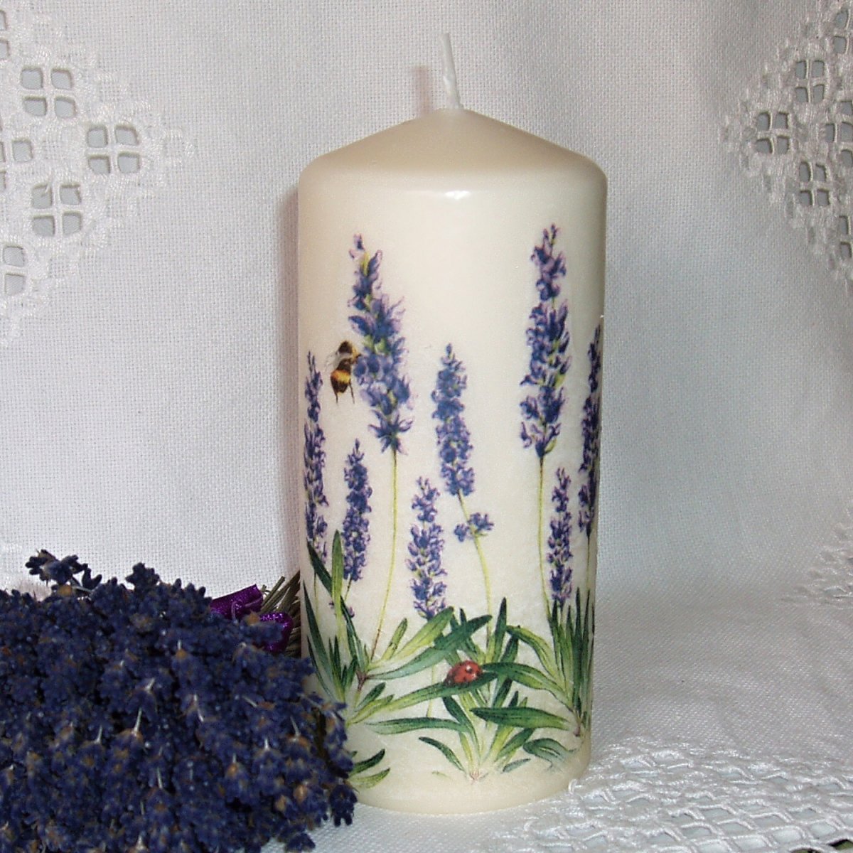 Levandulová svíčka