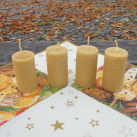 Adventní svíčky ze včelího vosku