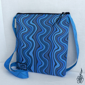 Originální taška Modré vlnky