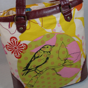taška s ptáčkem