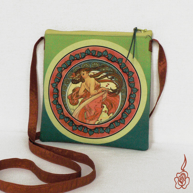 Čtvercová kabelka A.Mucha - Tanec