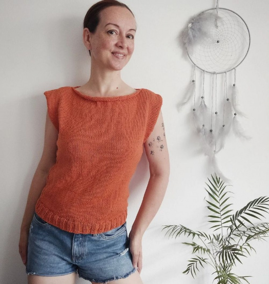 letní top XS - M