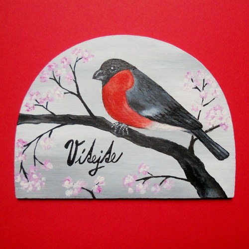 Hýl obecný - cedulka na dveře