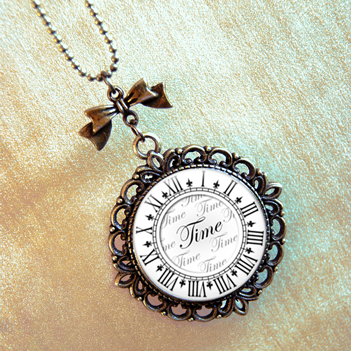 Vintage přívěsek - Time