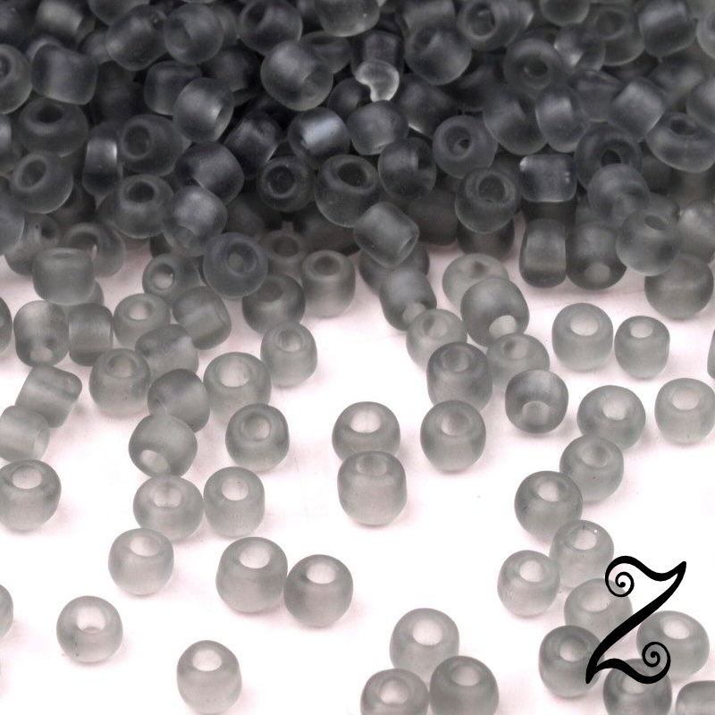 Rokajl, matný, šedá, 2mm, 50g