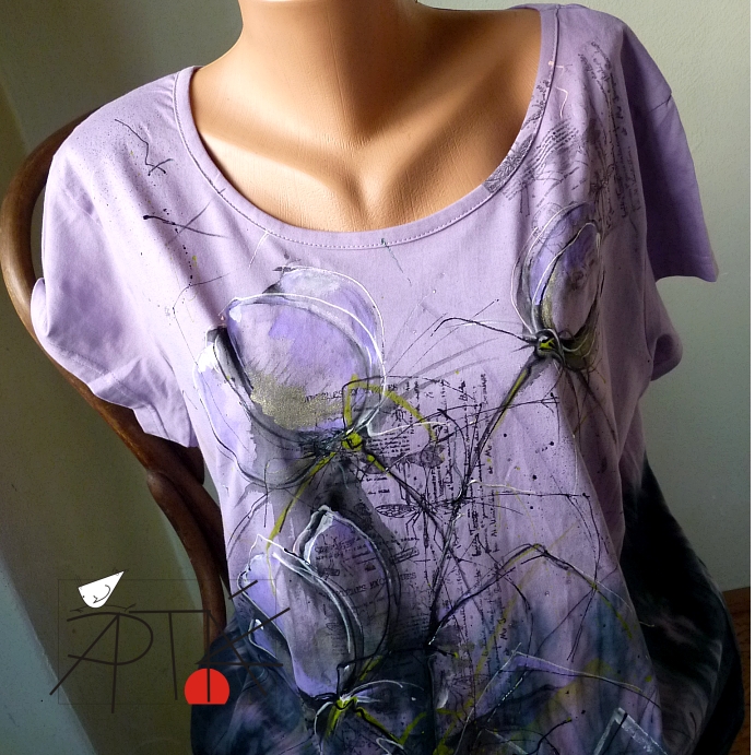 Triko "velké květy", XXL/ 3XL