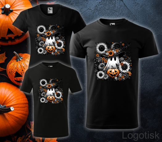 Tričko s halloweenským potiskem BUBÁK