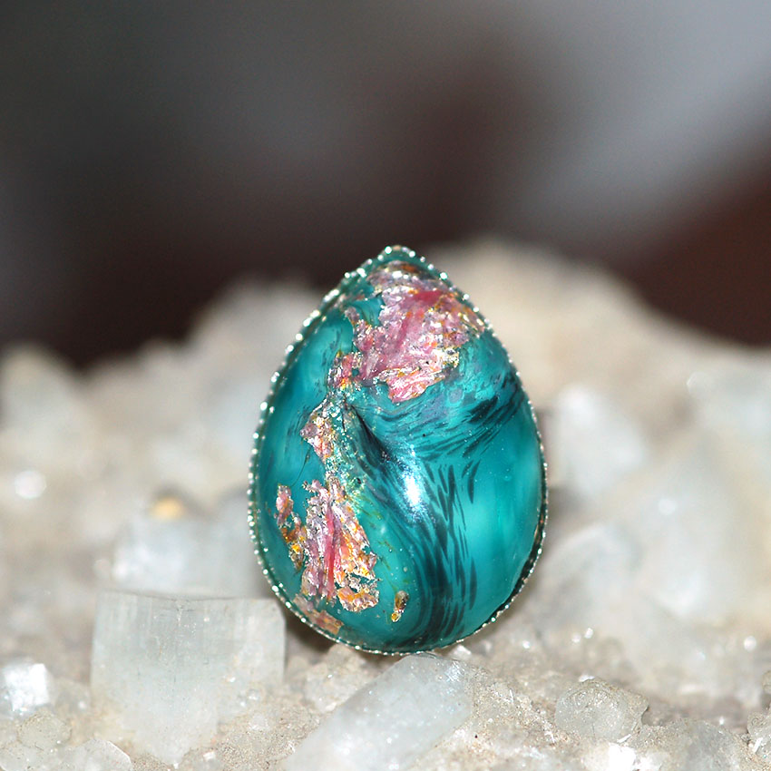 Prsten s tyrkysovou navetou
