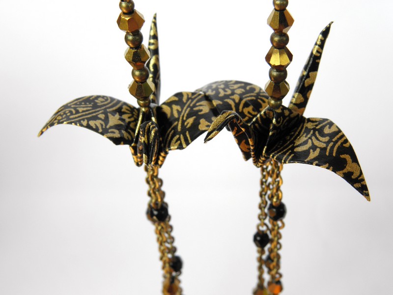  - černá noc - exkluzivní náušnice