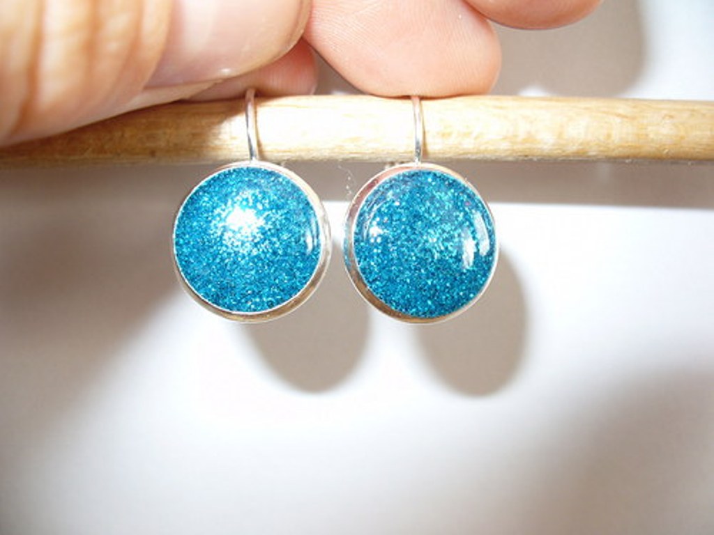 Třpytivé náušnice