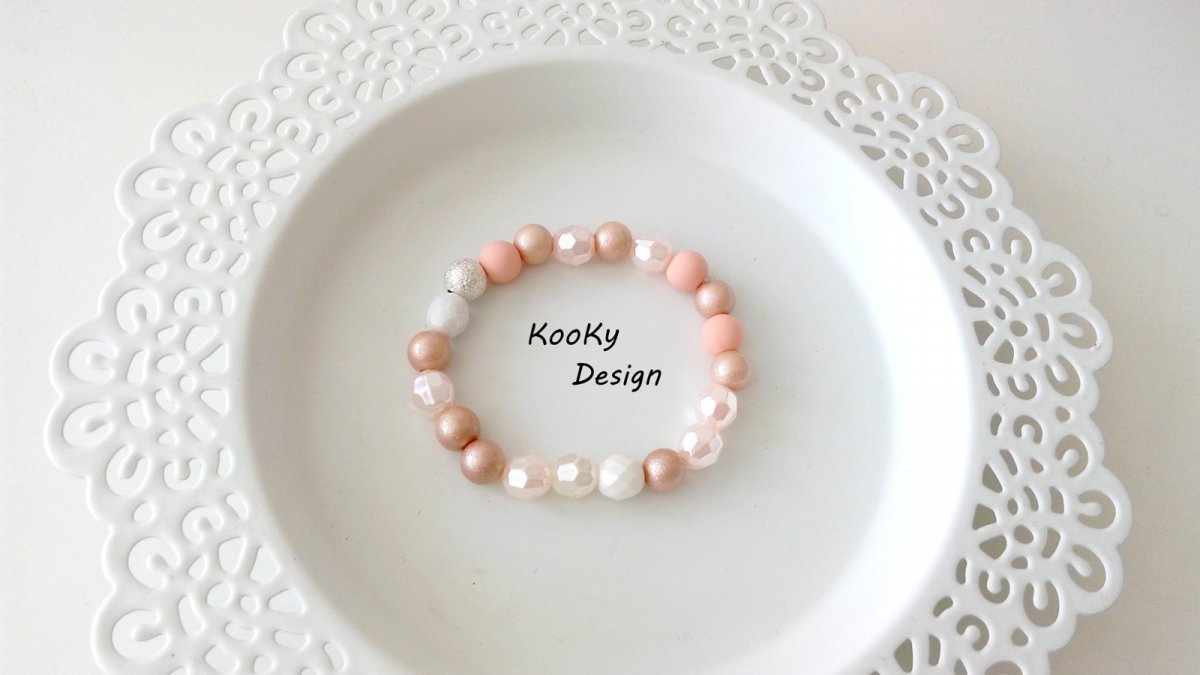 Elegantní náramek *beige*