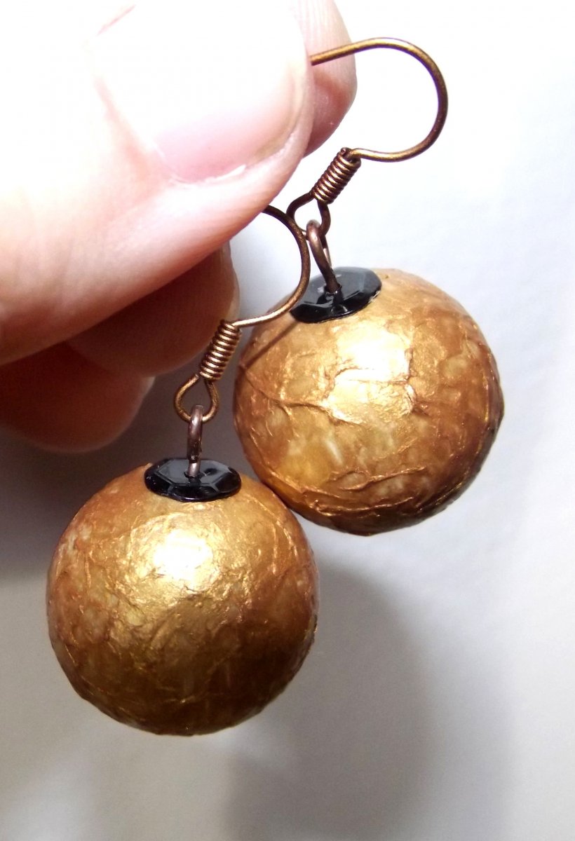 Dřevěné malované kuličky