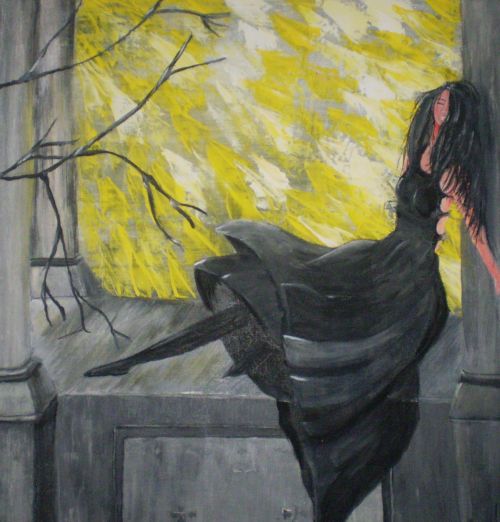 ÚPLNĚK - MODERNÍ OBRAZ, AKRYL