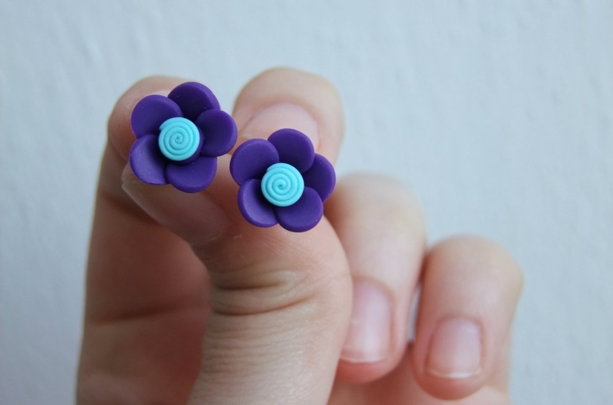 Náušnice květinky