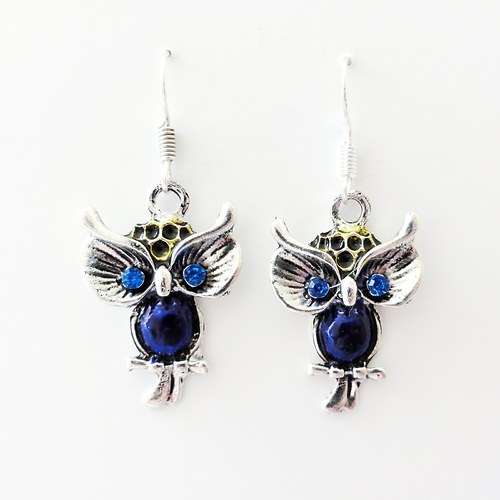 Modré sovičky se žlutým nádechem