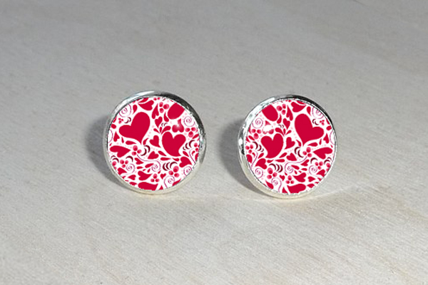 Valentýnské náušnice