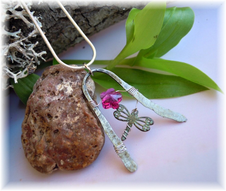 Tepaný přívěsek- podkovička pro štěstí